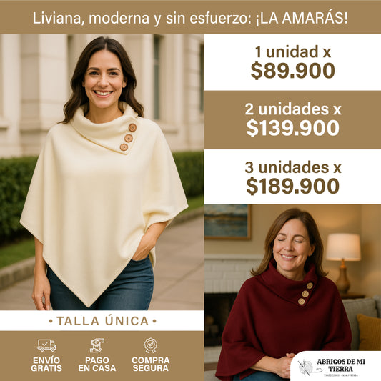 ¡No te demores más frente al espejo! Esta prenda exclusiva te resuelve la vida en un segundo – Abrigo  Polar